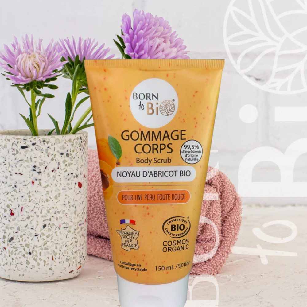 Gommage Corps Noyau d'Abricot - Certifié Bio – Born to Bio