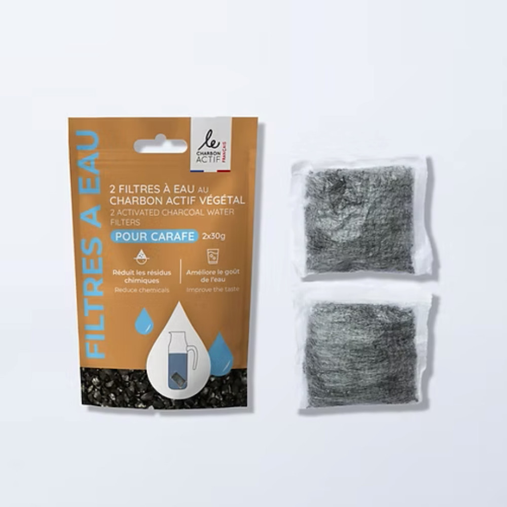 Lot de 2 filtres à eau au charbon végétal super activé – Le…