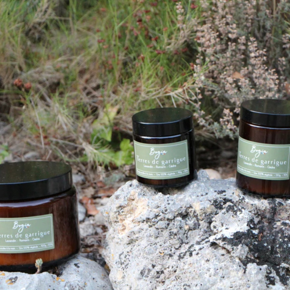 Bougie – Terre de garrigue 150g – BOGIA