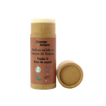 Parfum Solide au Beurre de Kokum pour Homme - Tonka & Bois de Santal