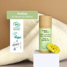 Parfum Solide au Beurre de Kokum pour Homme - Musc & Bois de Hô