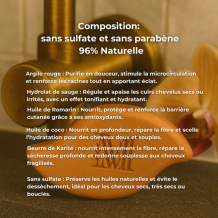 Shampoing Solide Nourrissant Sans Sulfate - Orchidée Cheveux Ondulés, Anti Cheveux Secs