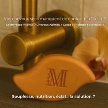 Shampoing Solide Nourrissant Sans Sulfate - Orchidée Cheveux Ondulés, Anti Cheveux Secs