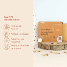 Savon Naturel au Beurre de Karité – Visage & Corps