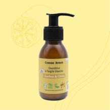 Dentifrice Bio en Pâte au Charbon Végétal et Citron