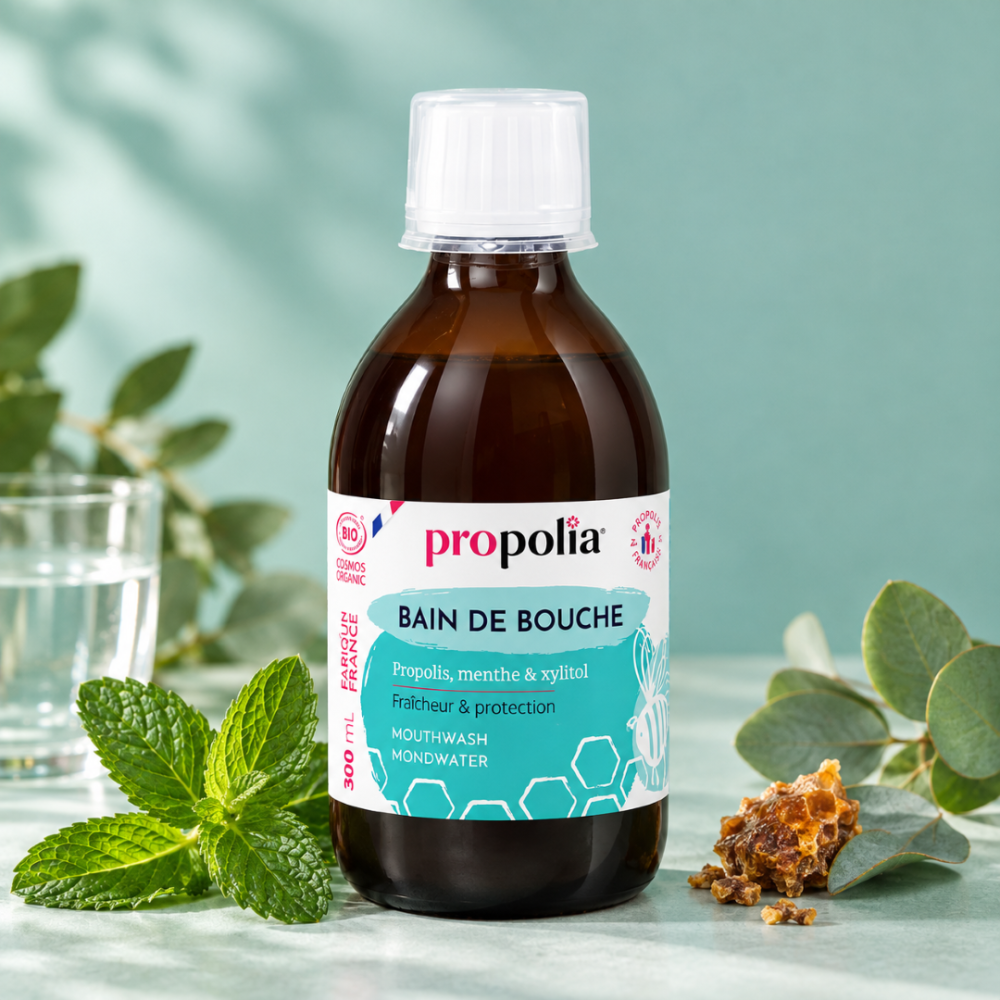 Bain de Bouche Certifié Bio Propolis & Menthe