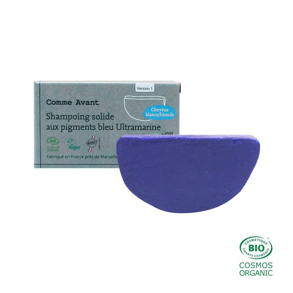Shampoing aux pigments bleu ultramarine – Comme Avant