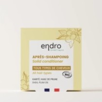 Après-shampoing solide (karité et huile de prune) – Endro