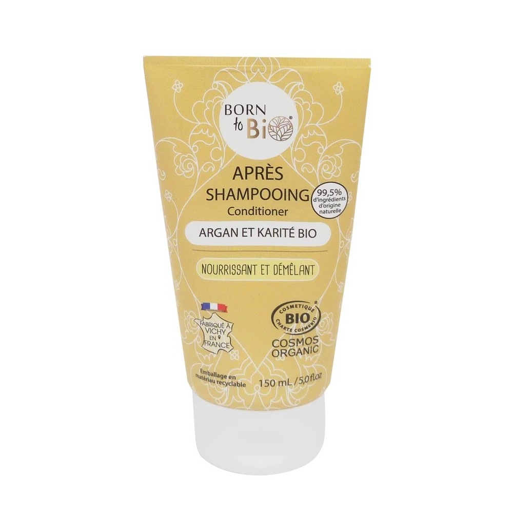 Après-shampooing Argan Karité – Certifié bio – Born to Bio