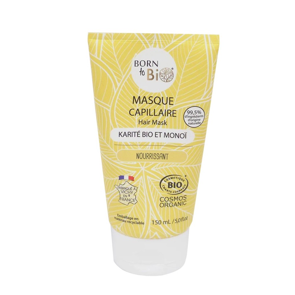 Masque capillaire karité et monoï – Certifié bio – Born to …