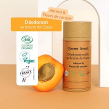 Déodorant Solide abricot & fleurs de cerisier – Comme Avant