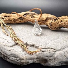 Pendentif d’olfactothérapie® – verrerie artisanale, pipette incluse
