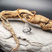 Pendentif d’olfactothérapie® – verrerie artisanale, pipette incluse