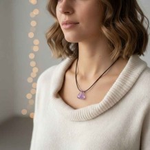 Pendentif d’olfactothérapie® – verrerie artisanale, pipette incluse