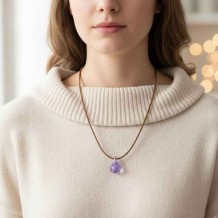 Pendentif d’olfactothérapie® – verrerie artisanale, pipette incluse
