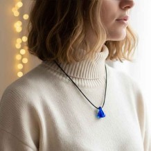 Pendentif d’olfactothérapie® – verrerie artisanale, pipette incluse