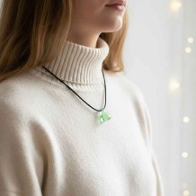 Pendentif d’olfactothérapie® – verrerie artisanale, pipette incluse