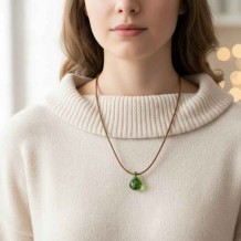 Pendentif d’olfactothérapie® – verrerie artisanale, pipette incluse