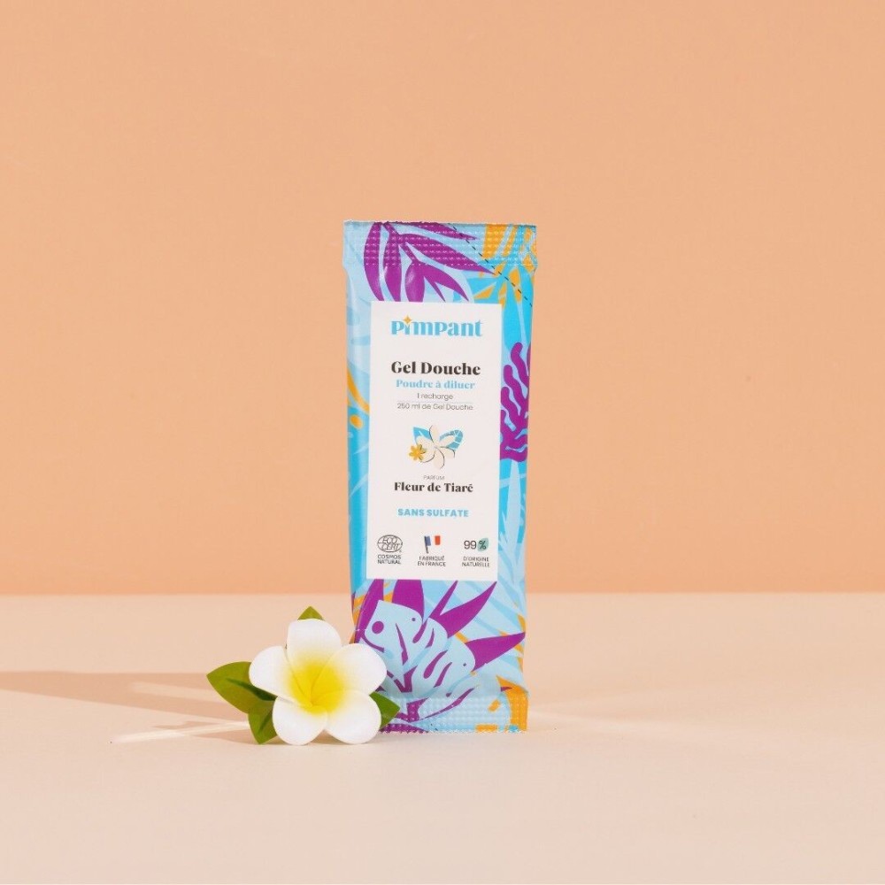 Gel Douche Fleur de Tiaré en Poudre à Diluer