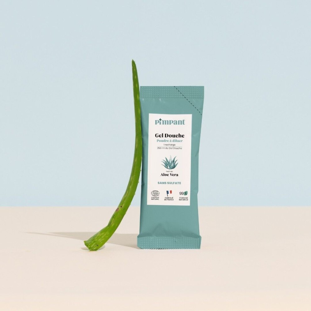 Gel Douche Aloe Vera en Poudre à Diluer