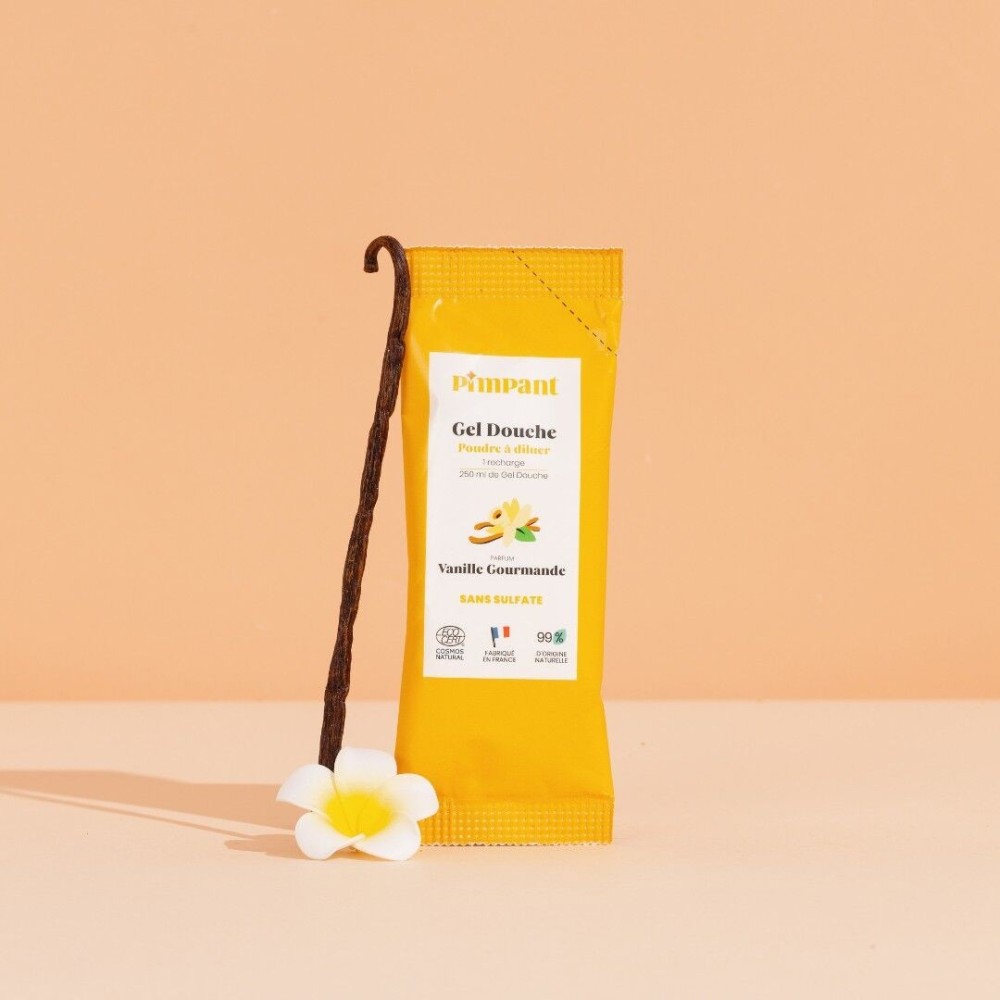 Gel Douche Vanille Gourmande en Poudre à Diluer