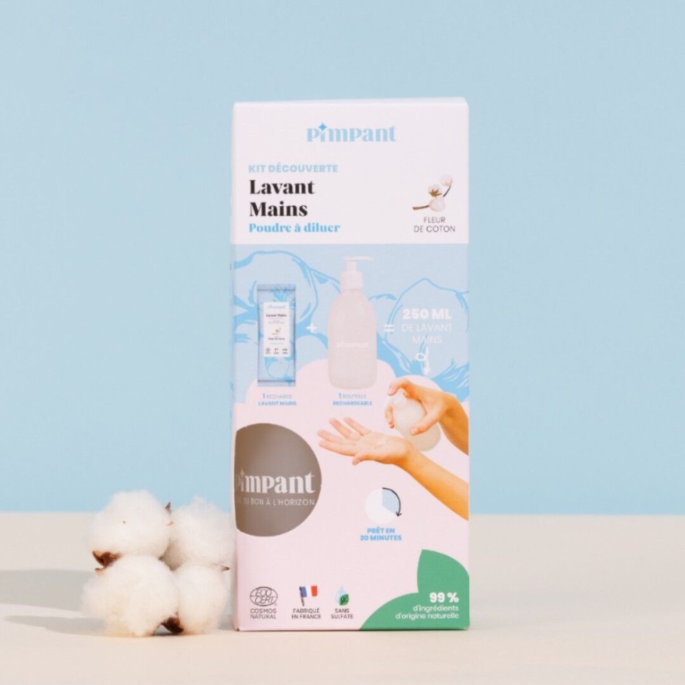 Kit Découverte Gel Lavant-Mains Fleur de Coton