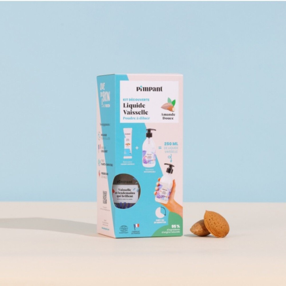Kit Découverte Liquide Vaisselle Amande (1 bouteille + 1…